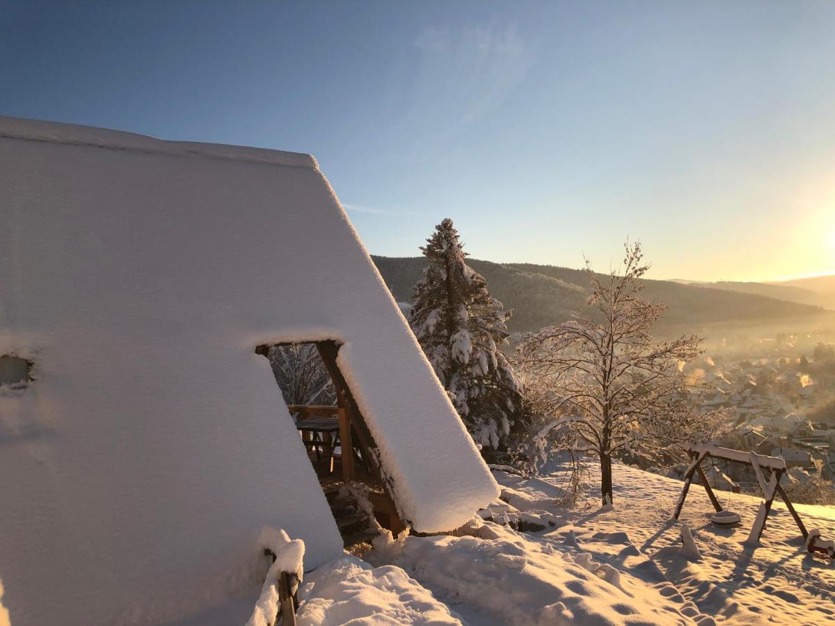 Chalets Na'Thur Lodge Fellering Exteriör bild
